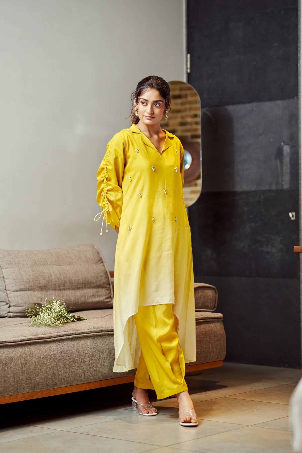 SHort KURTI yELLOW